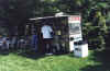 Lakis Hot Dog cart.